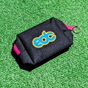 Electric Daisy Carnival Festival EDC Logo Zipper Swag Small Carry Case Bag New